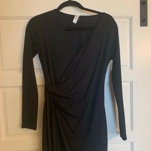 Banana Republic black sweater dress